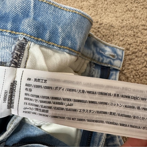 Abercrombie & Fitch Light Blue Jean Shorts - Picture 7 of 9